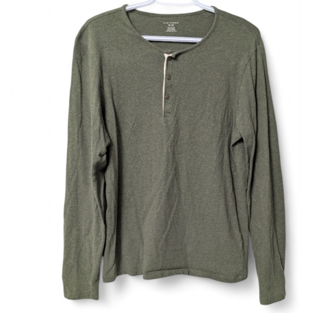Club Monaco Henley Long Sleeve Shirt